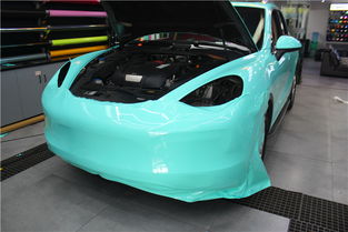 執(zhí)掌潮流，卡宴全車貼水晶蒂芙尼藍(lán)——解鎖汽車改色終極美學(xué)